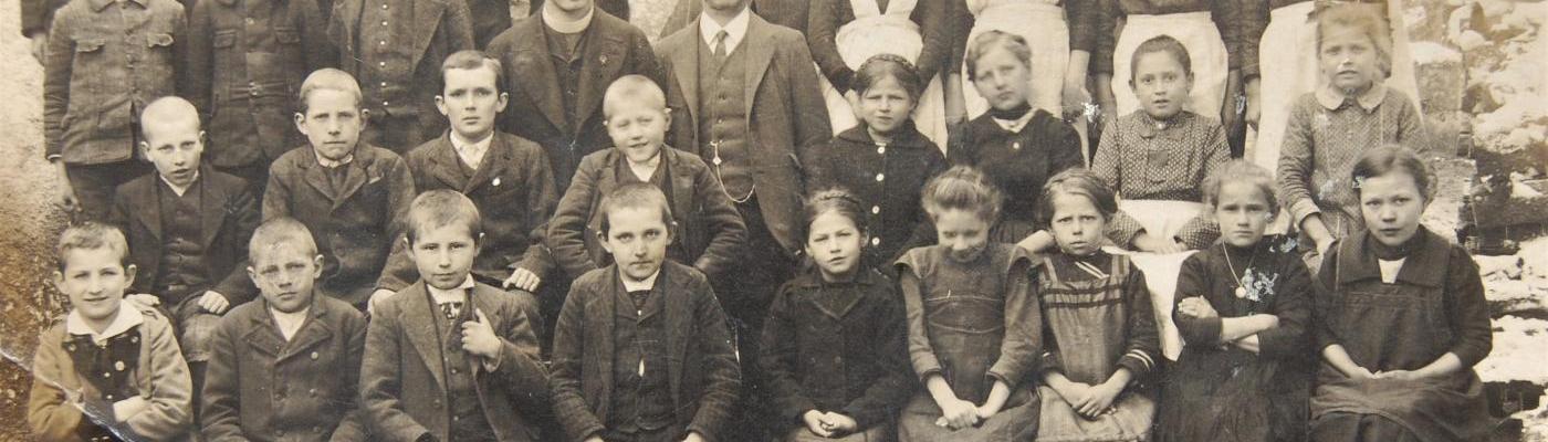 Schüler im Jahre 1910